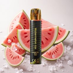 Arbuusi-Jää JNR Black&Golden 600+200 Puffs Ühekordne Vape