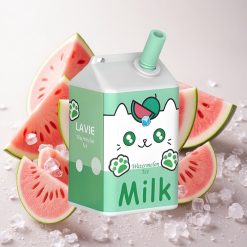 Arbuusi-Jää Lavie Milk 7000 Puffs Taaskasutatav Auruveepudel 16ML