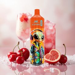 Gasiseeritud Kirss-Kola JNR Alien Max 18000 Puffs Dual Mesh Coil