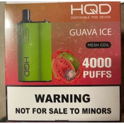 HQD BOX 4000 pahvi V68JF109 guajaav jää - HQD Vape Disposable