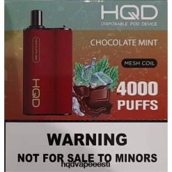 HQD BOX 4000 pahvi V68JF111 šokolaadi piparmünt - HQD Vape Shop