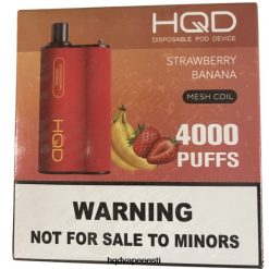 HQD BOX 4000 pahvi V68JF70 maasika banaan - HQD Vapes