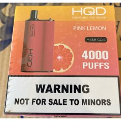 HQD BOX 4000 pahvi V68JF75 roosa sidrun - HQD Vape Eesti