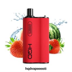 HQD BOX 4000 pahvi V68JF76 maasikas arbuus - HQD Vape Tallinn