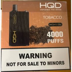 HQD BOX 4000 pahvi V68JF96 tubakas - HQD Vape Tallinn