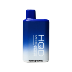 HQD CUVIE BAR ühekordselt kasutatavad V68JF133 must jää - HQD Vape Price