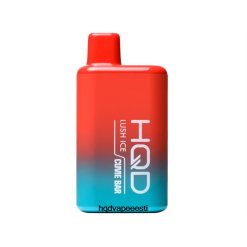 HQD CUVIE BAR ühekordselt kasutatavad V68JF209 lopsakas jää - HQD Vape Disposable