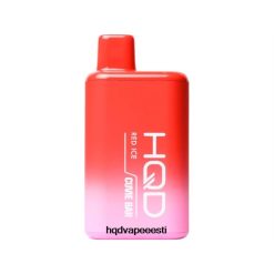 HQD CUVIE BAR ühekordselt kasutatavad V68JF244 punane jää - HQD Vape Best Flavor