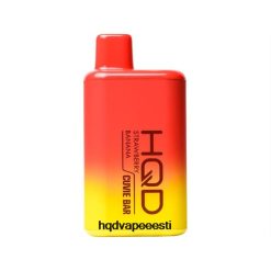 HQD CUVIE BAR ühekordselt kasutatavad V68JF253 maasika banaan - HQD Vape Price