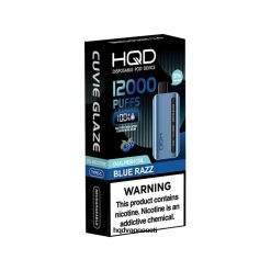 HQD CUVIE GLAZE ühekordne vape 12000 V68JF137 sinine razz - HQD Vape Flavors