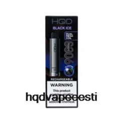 HQD CUVIE PLUS 2.0 ühekordselt kasutatavad V68JF270 must jää - HQD Vapes