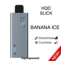 HQD CUVIE SLICK 6000 pahvi V68JF20 libe banaanijää - HQD Vapes