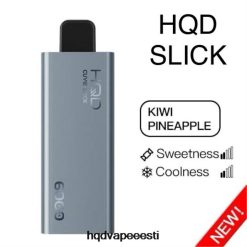 HQD CUVIE SLICK 6000 pahvi V68JF23 libe kiivi ananass - HQD Vape Price