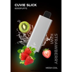 HQD CUVIE SLICK 6000 pahvi V68JF24 libe maasika kiivi - HQD Vape Best Flavor