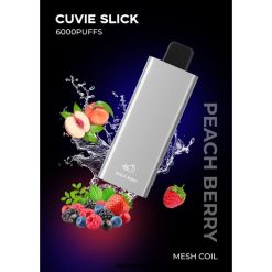 HQD CUVIE SLICK 6000 pahvi V68JF26 libe virsikumari - HQD Vape Tallinn