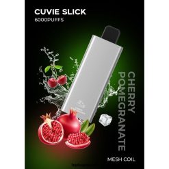 HQD CUVIE SLICK 6000 pahvi V68JF33 libe kirsi granaatõun - HQD Vape Price