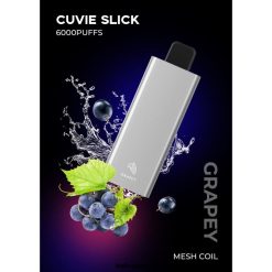 HQD CUVIE SLICK 6000 pahvi V68JF36 libe viinamarjas - HQD Vape Tallinn