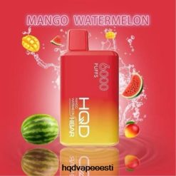 HQD HBAR 6000 pahvi V68JF55 mango arbuus - HQD Vape Eesti