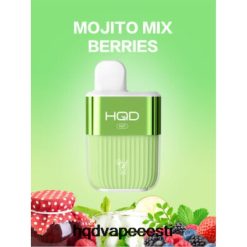 HQD HOT 5000 pahvi V68JF61 mojito sega marjad - HQD Vape Shop