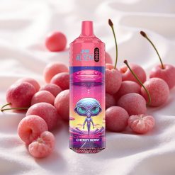 Kirss-Marja JNR Alien 10000 Puffs Ühekordne Vape 20ml Kiirelaadimine
