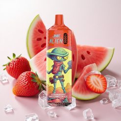 Maasika-Arbuusi Jäätis JNR Alien 10000 Puffs 20ml E-vedelikuga