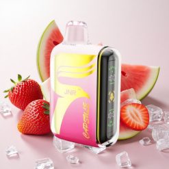Maasika-Arbuusi Jäätise JNR Capsule 15000 Puffs 850mAh Akuga 20ml Vedelikuga