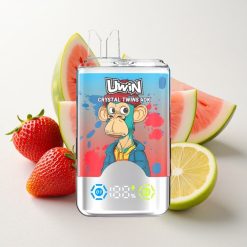 Maasika-Arbuusi-Laimi UWIN Kristallkaksikud 40000 Tambi Taaskasutatav Vape