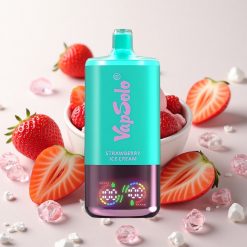 Maasika-jäätise VapSolo Triple 30000 Puffs 3-tankeline