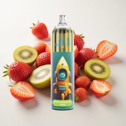 Maasika-Kiivi JNR Rocket-X 12400 Puffs Ühekordne Vape 1,2ohm Mesh Coiliga