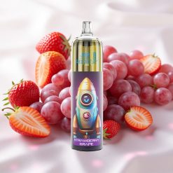 Maasika-Mustika JNR Rocket-X 12400 Puffs Ühekordselt kasutatav vape RGB Tuli