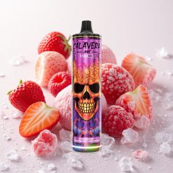 Maasika-Vaarik-Kirsijää JNR Calavera 11000 Puffs Heitsuitsetav Vape 850 mAh Akuga