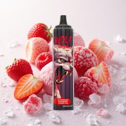 Maasika-Vaarik-Kirsilumi JNR Wolf Niplo 10000 Puffs 20ml 650mAh Type-C