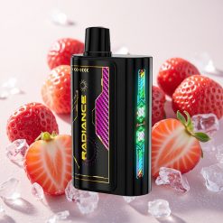 Maasikajää JNR Radiance 31000 Puffs Ühekordne Vape Tüüp-C laadimispordiga