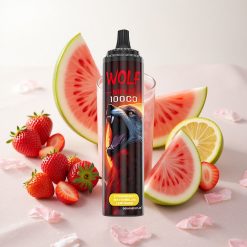 Maasikas-Arbuusi-Limonäädi JNR Wolf Niplo 10000 Puffs 20ml