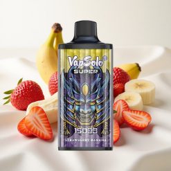 Maasikas-Banaan Vapsolo Super 15000 Puffs 40ml