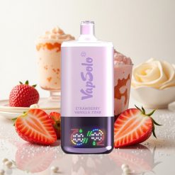 Maasikas-Vanillikoka VapSolo Triple 3-suuline 30000 tiru