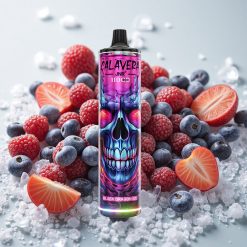 Must Jõmmust Draakon Jäätis JNR Calavera 11000 Puffs