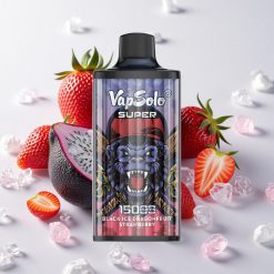 Must-mustika draakonvili jää Vapsolo Super 15000 puffs 40ml e-vedelik