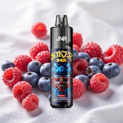 Mustika-Punane Vaarikas JNR Joker 24K Puffs Ühekordne Vape 800mAh aku ja 2+10ml täidetav Pod