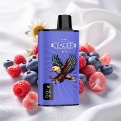 Mustika Vaarikas Kirsiga JNR EAGLE Smart 23000 Puffs Digitaalne Ekraan 1.0ohm Võrkkeelega