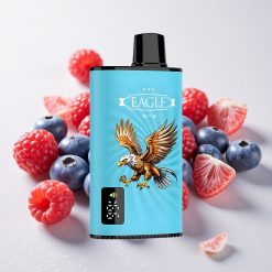 Mustikas-Hapukarva JNR EAGLE Smart 23000 Puffs Digitaalne Ekraan 25ml e-vedelik