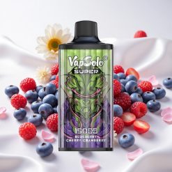 Mustikas-Kirsika Vapsolo Super 15000 Puffs 40ml Mesh Coil