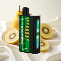 Passionifruut Kiivi JNR Radiance 31000 Puffs Ühekordne Vape 950 mAh Laetav Aku