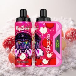 Punane Õun-Jää VapSolo VIKING 12000 Puffs 22ml