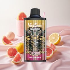 Roosa sidrunimahl Vapsolo Super 15000 puffs 40ml 850mah