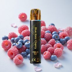 Sinine Vaarik-Kirsika JNR Black&Golden 600+200 Puffs Ühekordne Vape