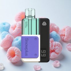 Sinise vaarika gummi-karu Snowplus Swift 15000 sõõmuga kaasaskantav seade (1000 mAh aku ja 2+10 ml täidemahutiga)