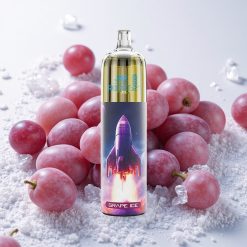 Viinamarja-Jää JNR Rocket-X 12400 Puffs Ühekordne Vape, 850mAh aku ja 25ml e-vedelik