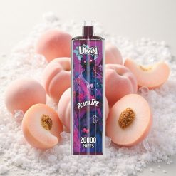 Virslõhn (Peach Ice) Uwin Shisha Kristall 20000 Puffs 22ml